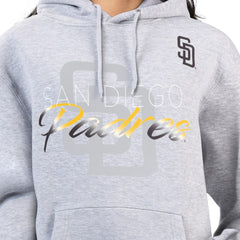San Diego Padres G-III 4Her by Carl Banks Women's Shadow Logo Graphic Pullover Hoodie - MLB