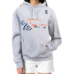 Detroit Tigers G-III 4Her by Carl Banks Women's Shadow Logo Graphic Pullover Hoodie - MLB