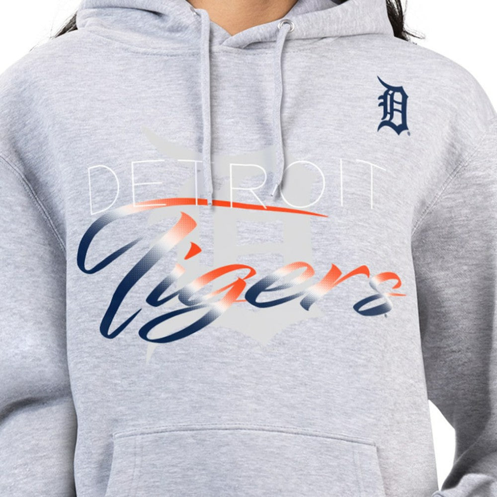 Detroit Tigers G-III 4Her by Carl Banks Women's Shadow Logo Graphic Pullover Hoodie - MLB