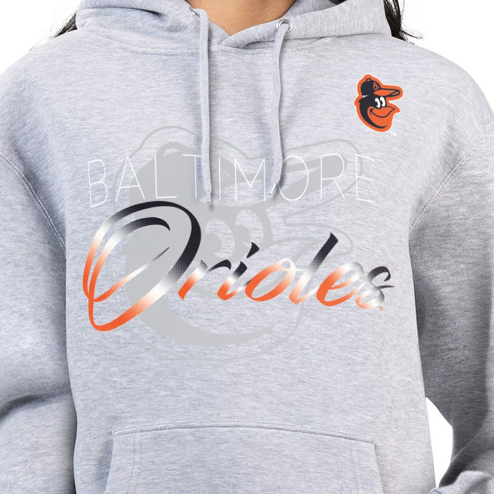 Baltimore Orioles G-III 4Her by Carl Banks Women's Shadow Logo Graphic Pullover Hoodie - MLB