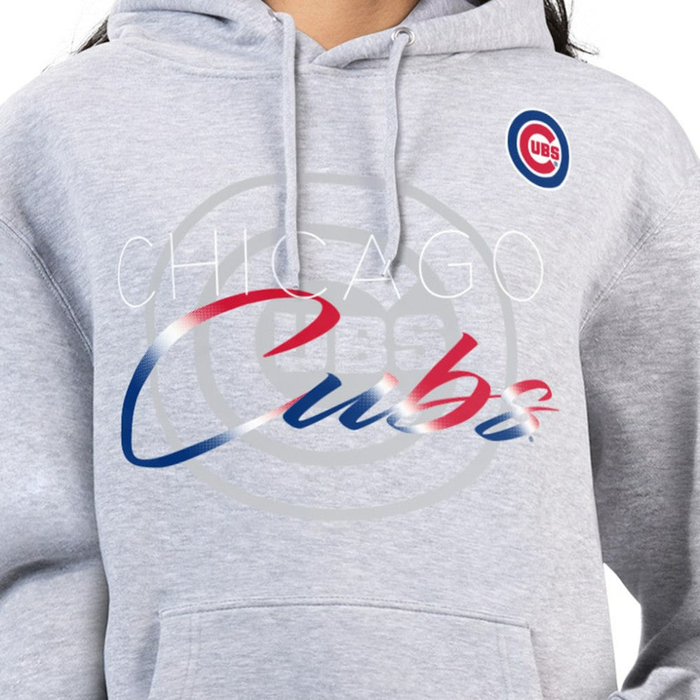 Chicago Cubs G-III 4Her by Carl Banks Women's Shadow Logo Graphic Pullover Hoodie - MLB