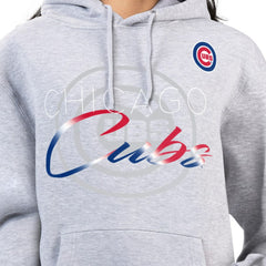 Chicago Cubs G-III 4Her by Carl Banks Women's Shadow Logo Graphic Pullover Hoodie - MLB