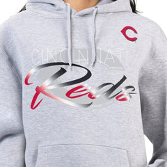 Cincinnati Reds G-III 4Her by Carl Banks Women's Shadow Logo Graphic Pullover Hoodie - MLB