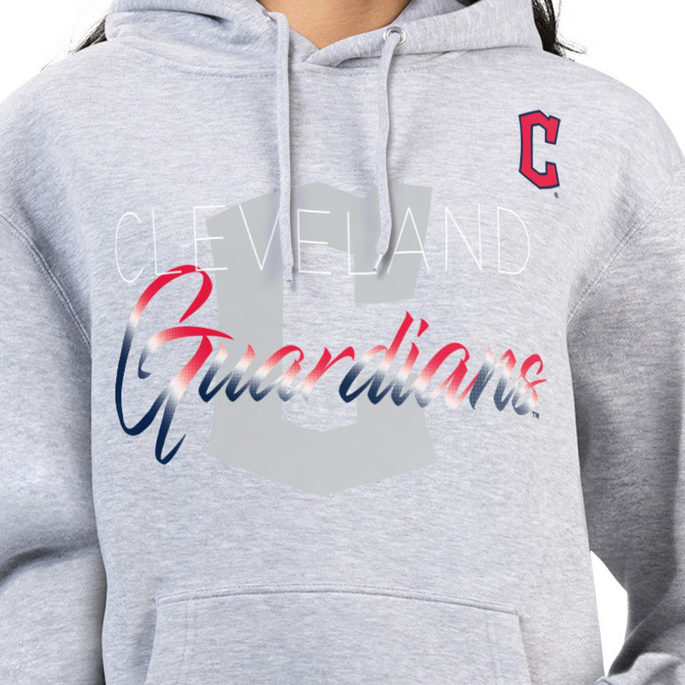 Cleveland Guardians G-III 4Her by Carl Banks Women's Shadow Logo Graphic Pullover Hoodie - MLB