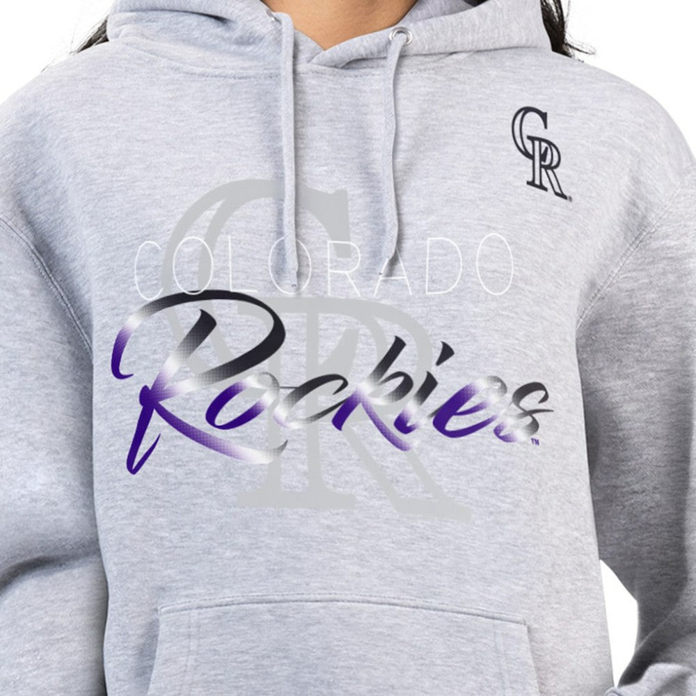 Colorado Rockies G-III 4Her by Carl Banks Women's Shadow Logo Graphic Pullover Hoodie - MLB