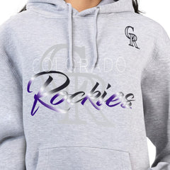 Colorado Rockies G-III 4Her by Carl Banks Women's Shadow Logo Graphic Pullover Hoodie - MLB