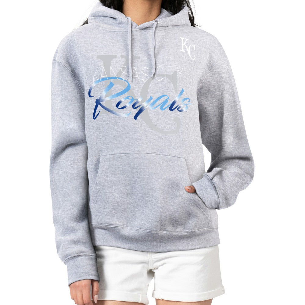 Kansas City Royals G-III 4Her by Carl Banks Women's Shadow Logo Graphic Pullover Hoodie - MLB