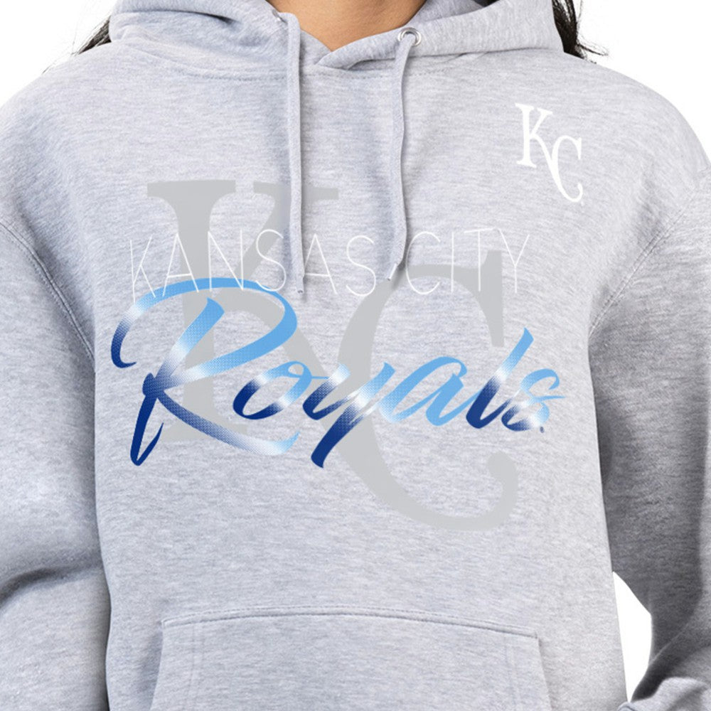 Kansas City Royals G-III 4Her by Carl Banks Women's Shadow Logo Graphic Pullover Hoodie - MLB