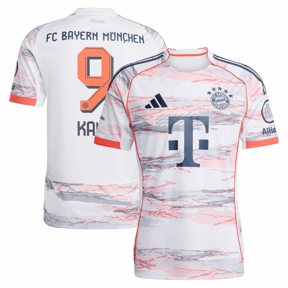 Harry Kane Bayern Munich 2025/26 Away Replica Player Jersey White | Adidas