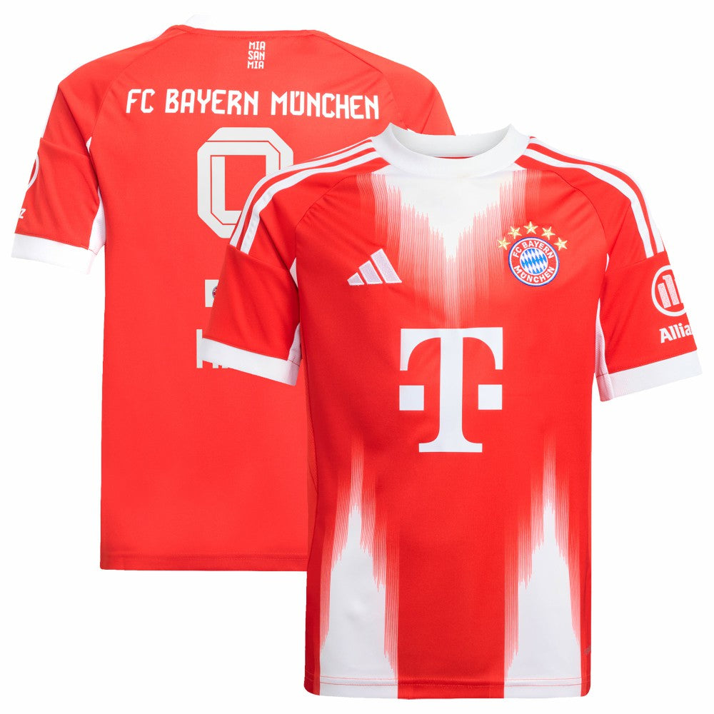 Harry Kane Bayern Munich Youth 2025/26 Home Replica Jersey Red | Adidas cheap