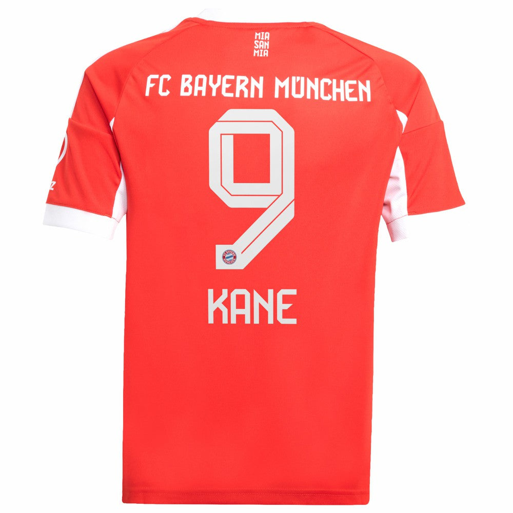 Harry Kane Bayern Munich Youth 2025/26 Home Replica Jersey Red | Adidas cheap