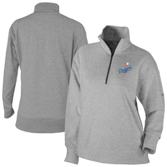 Los Angeles Dodgers Columbia Women's Birchwood Hills Quarter-Zip Pullover - MLB