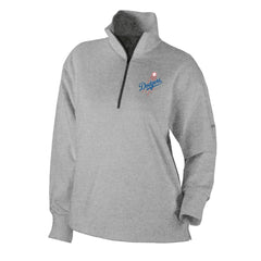 Los Angeles Dodgers Columbia Women's Birchwood Hills Quarter-Zip Pullover - MLB