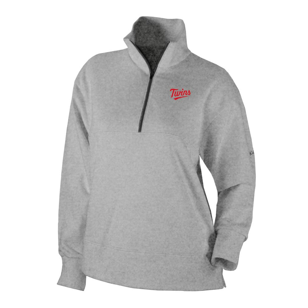 Minnesota Twins Columbia Women's Birchwood Hills Quarter-Zip Pullover - MLB