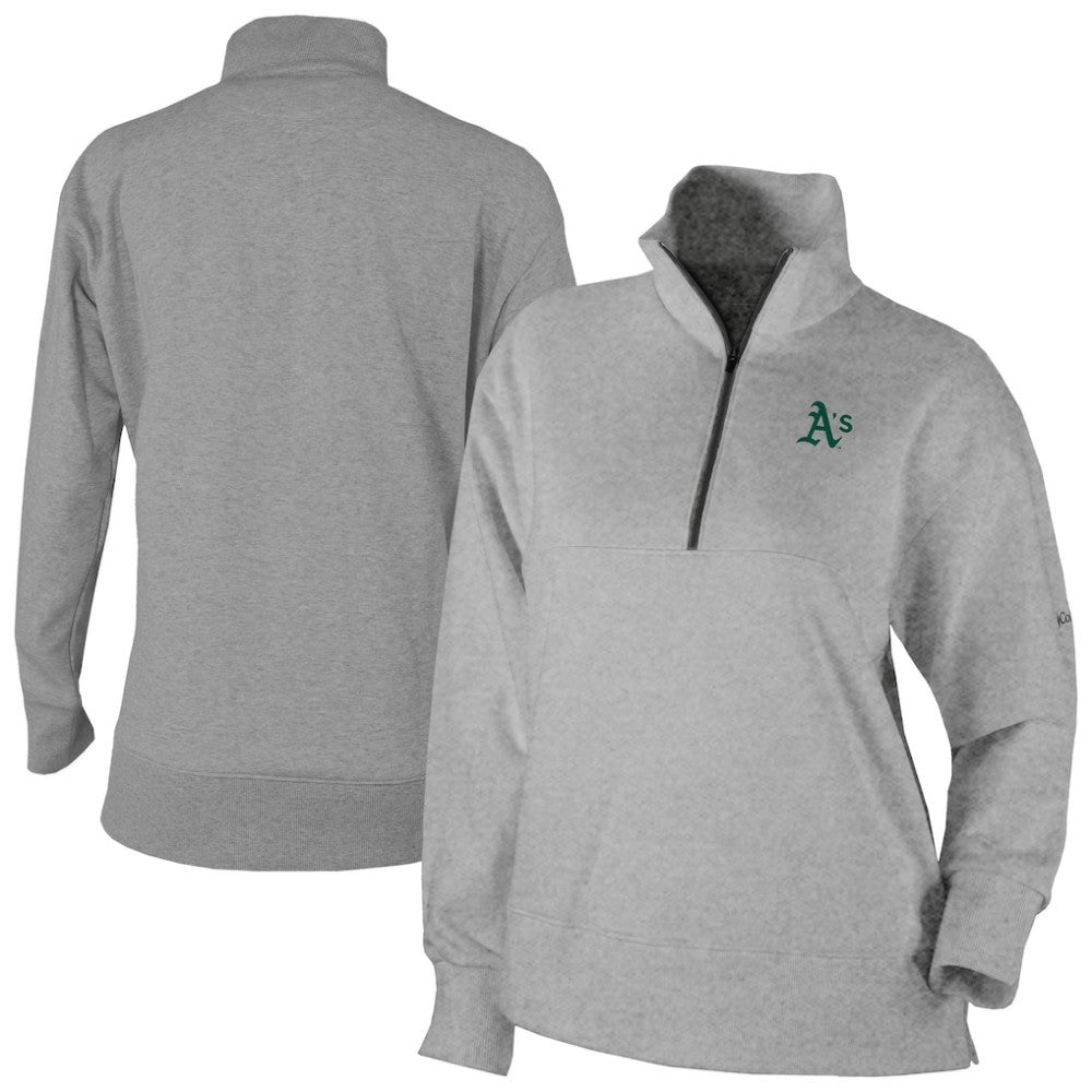 Athletics Columbia Women's Birchwood Hills Quarter-Zip Pullover - MLB