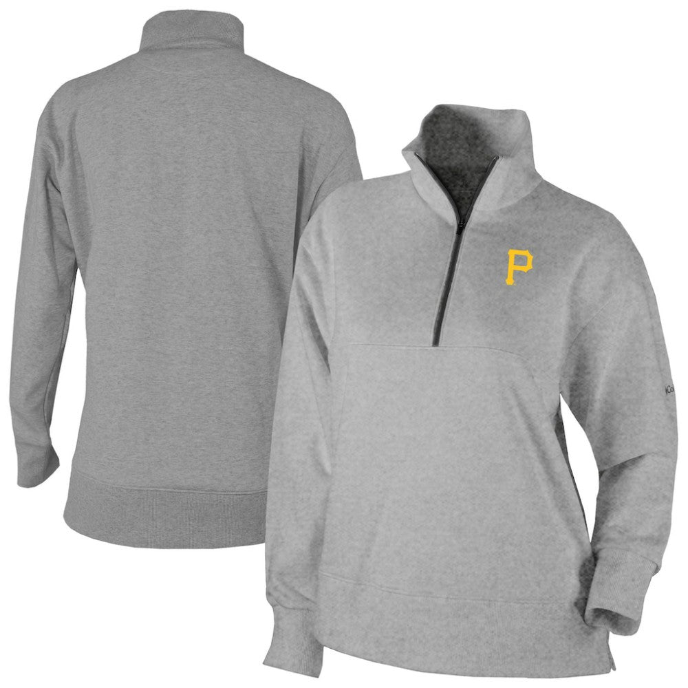 Pittsburgh Pirates Columbia Women's Birchwood Hills Quarter-Zip Pullover - MLB