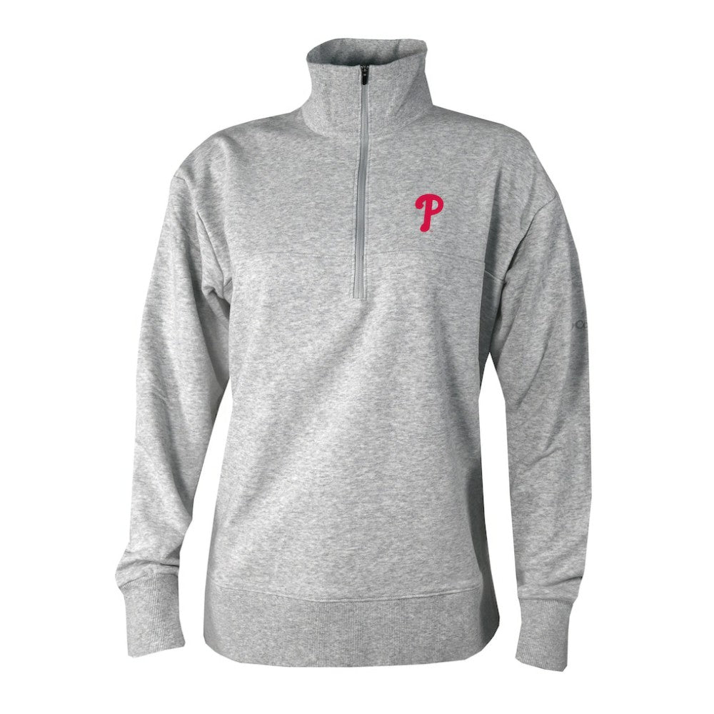 Philadelphia Phillies Columbia Women's Birchwood Hills Quarter-Zip Pullover - MLB