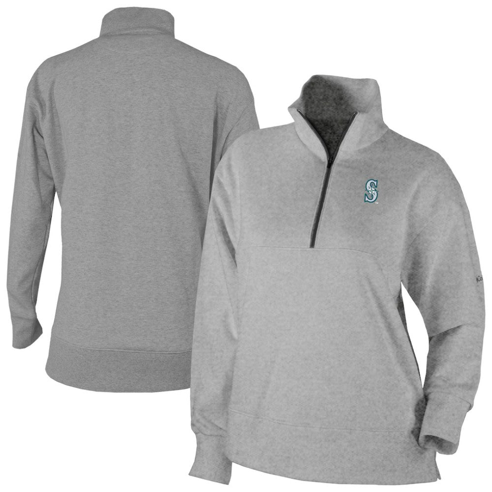 Seattle Mariners Columbia Women's Birchwood Hills Quarter-Zip Pullover - MLB