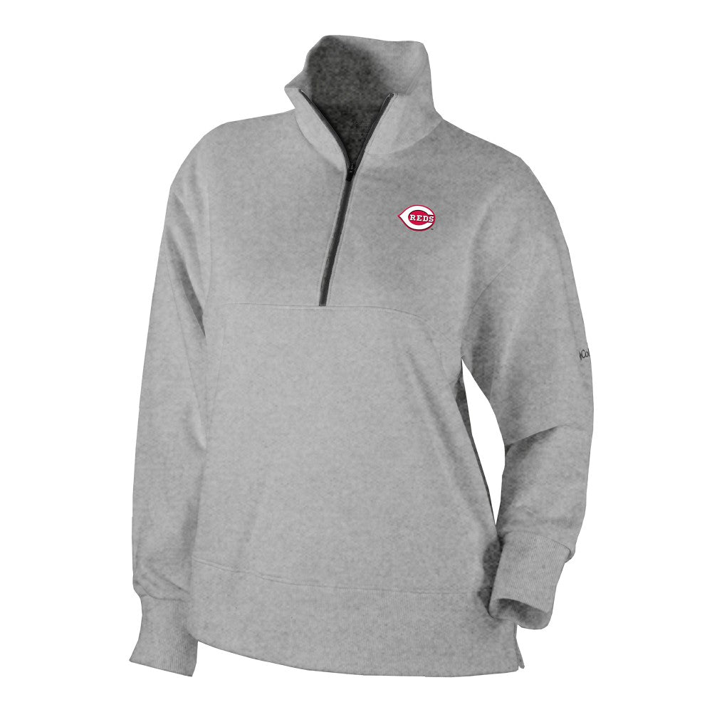 Cincinnati Reds Columbia Women's Birchwood Hills Quarter-Zip Pullover - MLB