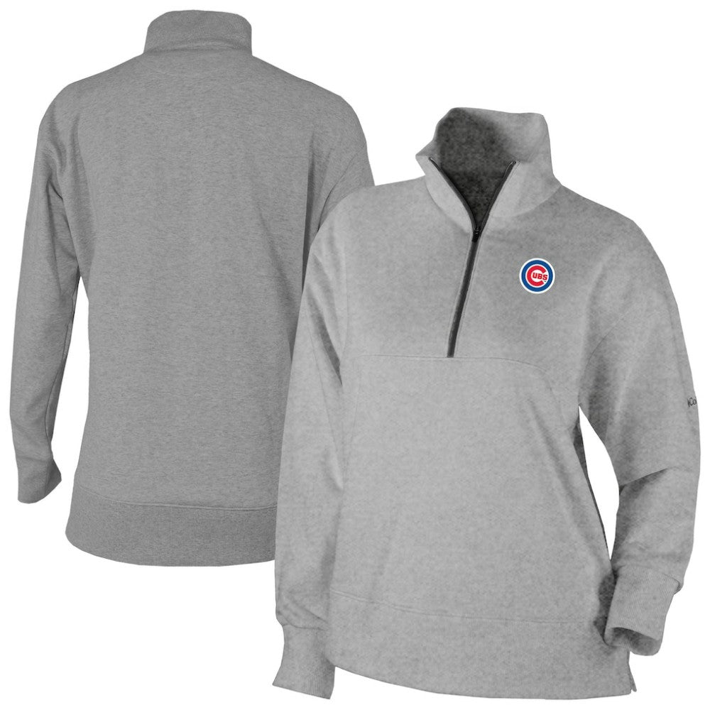 Chicago Cubs Columbia Women's Birchwood Hills Quarter-Zip Pullover - MLB