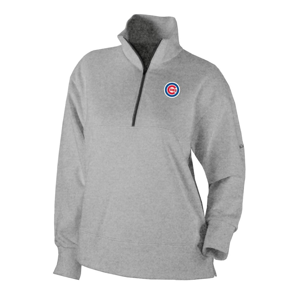 Chicago Cubs Columbia Women's Birchwood Hills Quarter-Zip Pullover - MLB