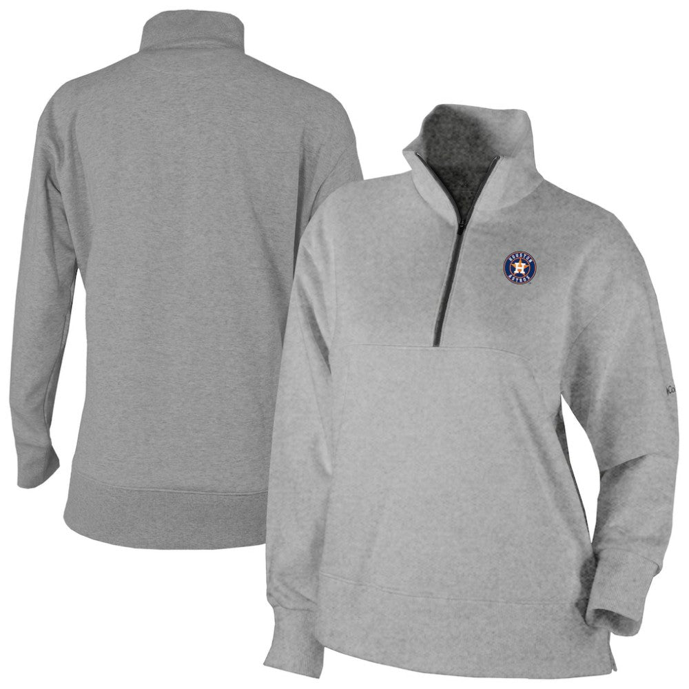 Houston Astros Columbia Women's Birchwood Hills Quarter-Zip Pullover - MLB
