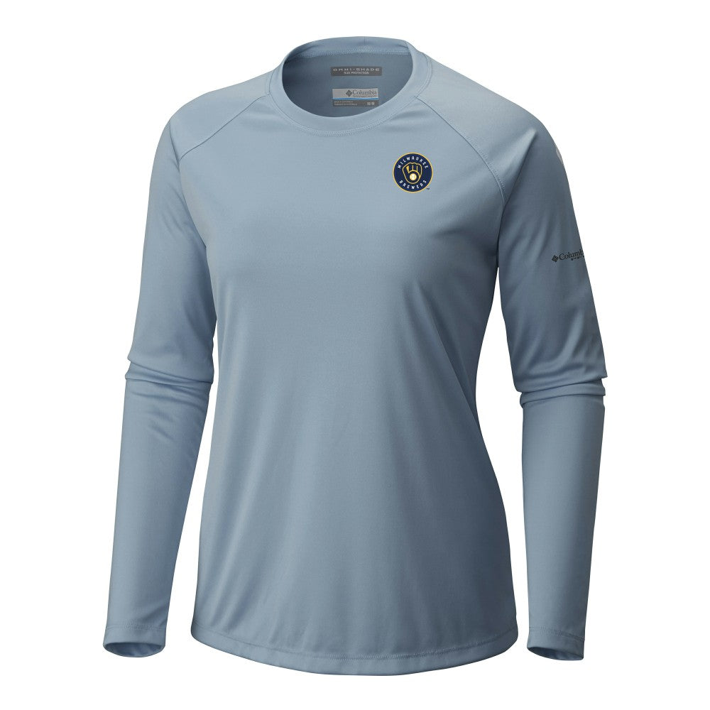 Milwaukee Brewers Columbia Tidal Tee II Long Sleeve T-Shirt - MLB