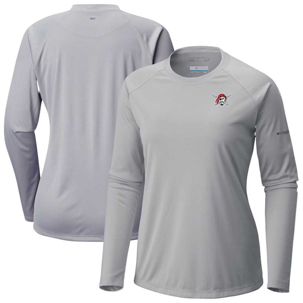 Pittsburgh Pirates Columbia Tidal Tee II Long Sleeve T-Shirt - MLB