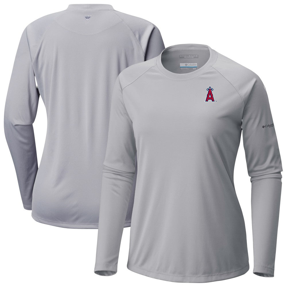 Los Angeles Angels Columbia Tidal Tee II Long Sleeve T-Shirt - MLB