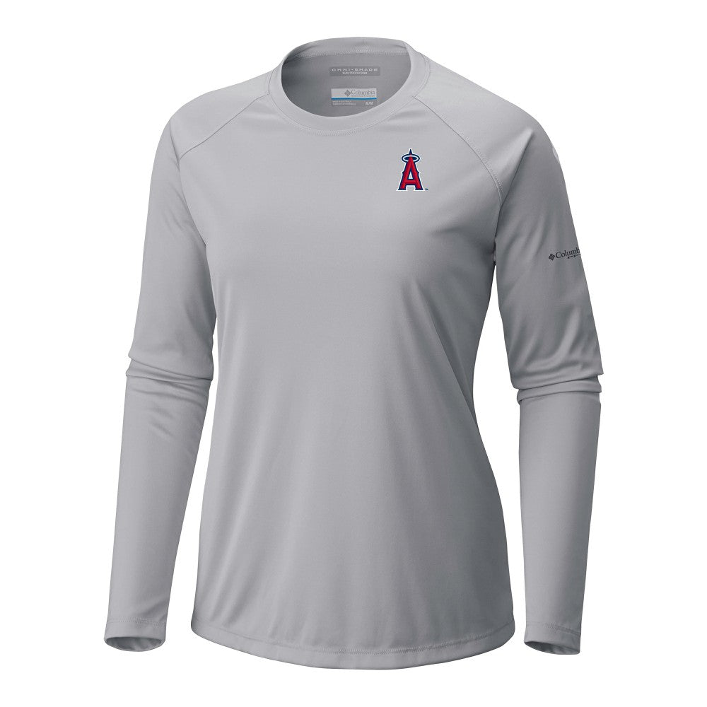 Los Angeles Angels Columbia Tidal Tee II Long Sleeve T-Shirt - MLB