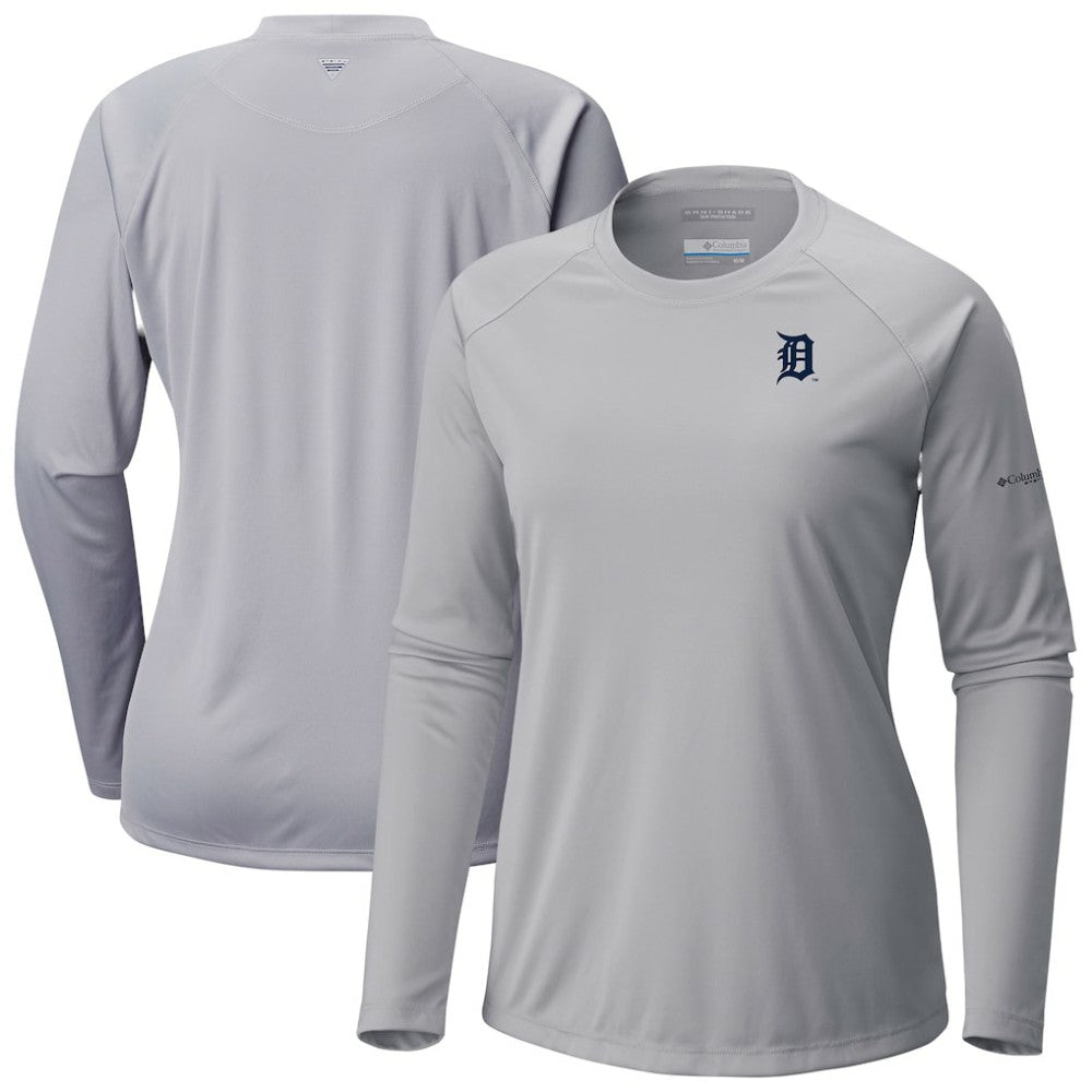 Detroit Tigers Columbia Tidal Tee II Long Sleeve T-Shirt - MLB