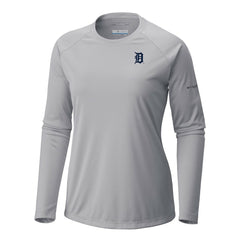 Detroit Tigers Columbia Tidal Tee II Long Sleeve T-Shirt - MLB