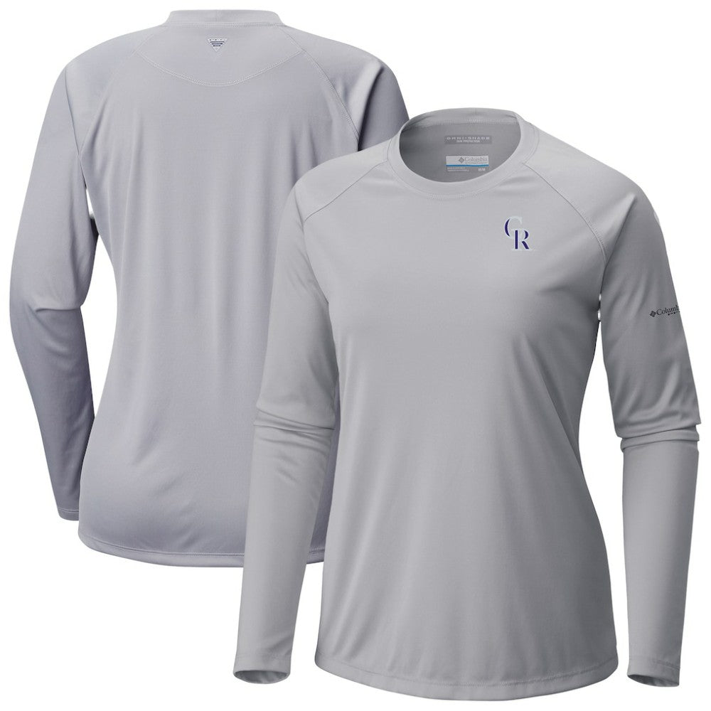 Colorado Rockies Columbia Tidal Tee II Long Sleeve T-Shirt - MLB