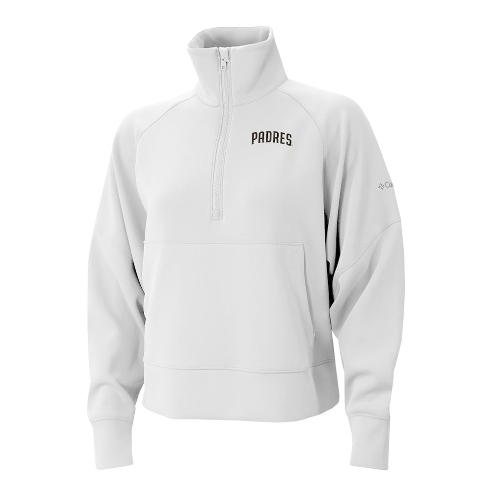 San Diego Padres Columbia Women's Wickhams Hills Raglan Omni-Wick Quarter-Zip Pullover - MLB