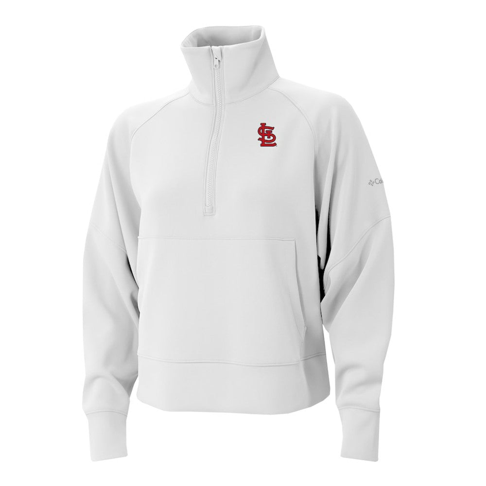 St. Louis Cardinals Columbia Women's Wickhams Hills Raglan Omni-Wick Quarter-Zip Pullover - MLB