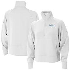 Seattle Mariners Columbia Women's Wickhams Hills Raglan Omni-Wick Quarter-Zip Pullover - MLB