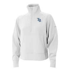 Tampa Bay Rays Columbia Women's Wickhams Hills Raglan Omni-Wick Quarter-Zip Pullover - MLB