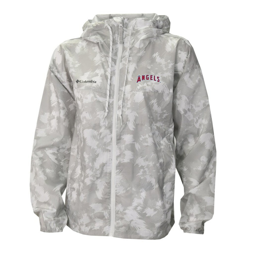 Los Angeles Angels Columbia Women's Flash Challenger Full-Zip Hoodie Windbreaker Jacket - MLB