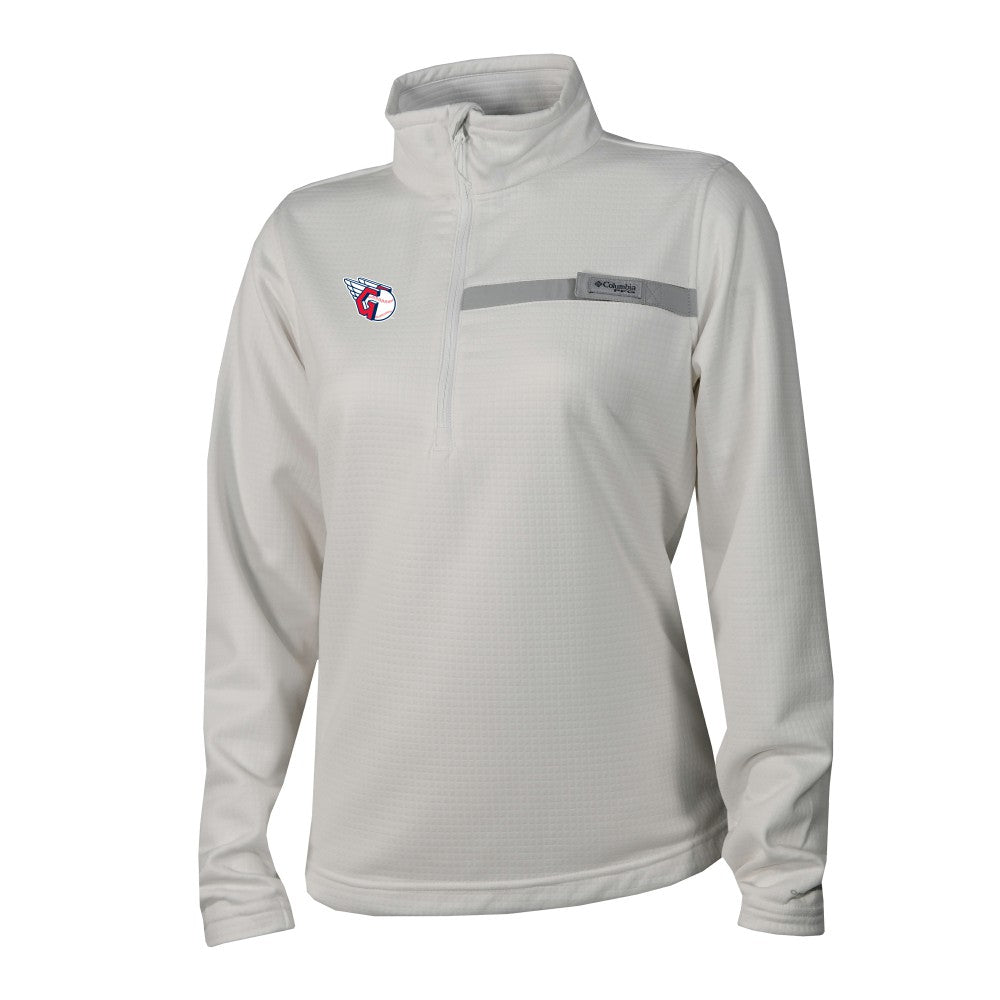 Cleveland Guardians Columbia Women's Skiff Guide Fleece Half-Zip Pullover Jacket - MLB