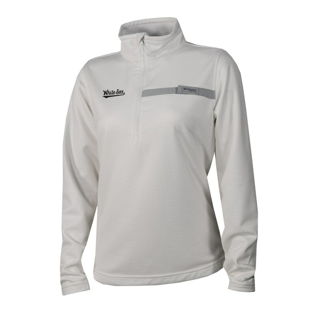 Chicago White Sox Columbia Women's Skiff Guide Fleece Half-Zip Pullover Jacket - MLB