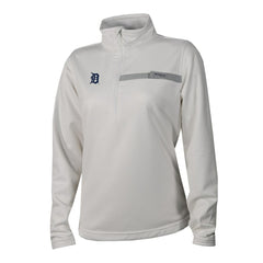 Detroit Tigers Columbia Women's Skiff Guide Fleece Half-Zip Pullover Jacket - MLB