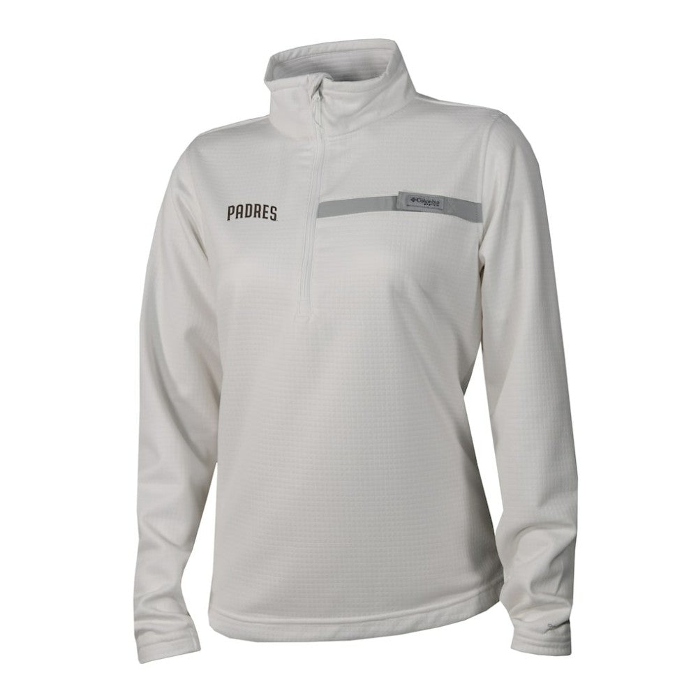 San Diego Padres Columbia Women's Skiff Guide Fleece Half-Zip Pullover Jacket - MLB