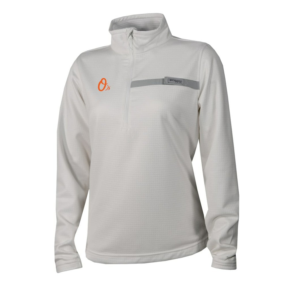 Baltimore Orioles Columbia Women's Skiff Guide Fleece Half-Zip Pullover Jacket - MLB
