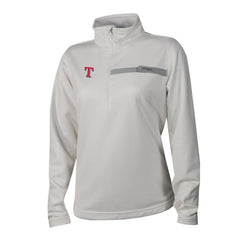 Texas Rangers Columbia Women's Skiff Guide Fleece Half-Zip Pullover Jacket - MLB