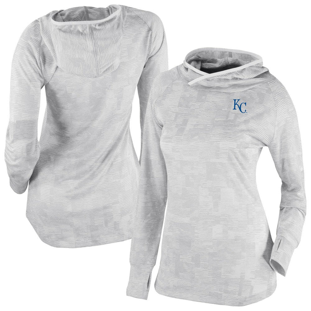 Kansas City Royals Columbia Women's Omni-Wick Sunday Ball Raglan Pullover Hoodie - MLB