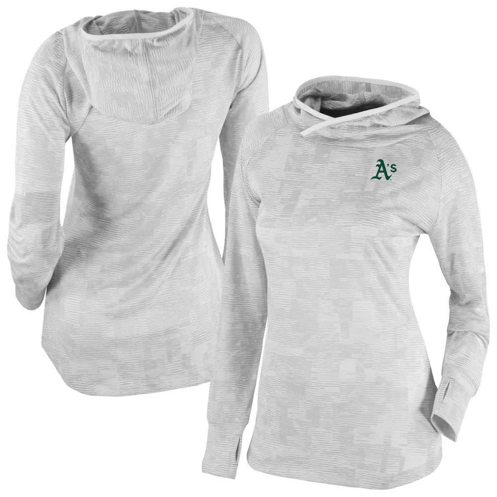Athletics Columbia Women's Omni-Wick Sunday Ball Raglan Pullover Hoodie - MLB