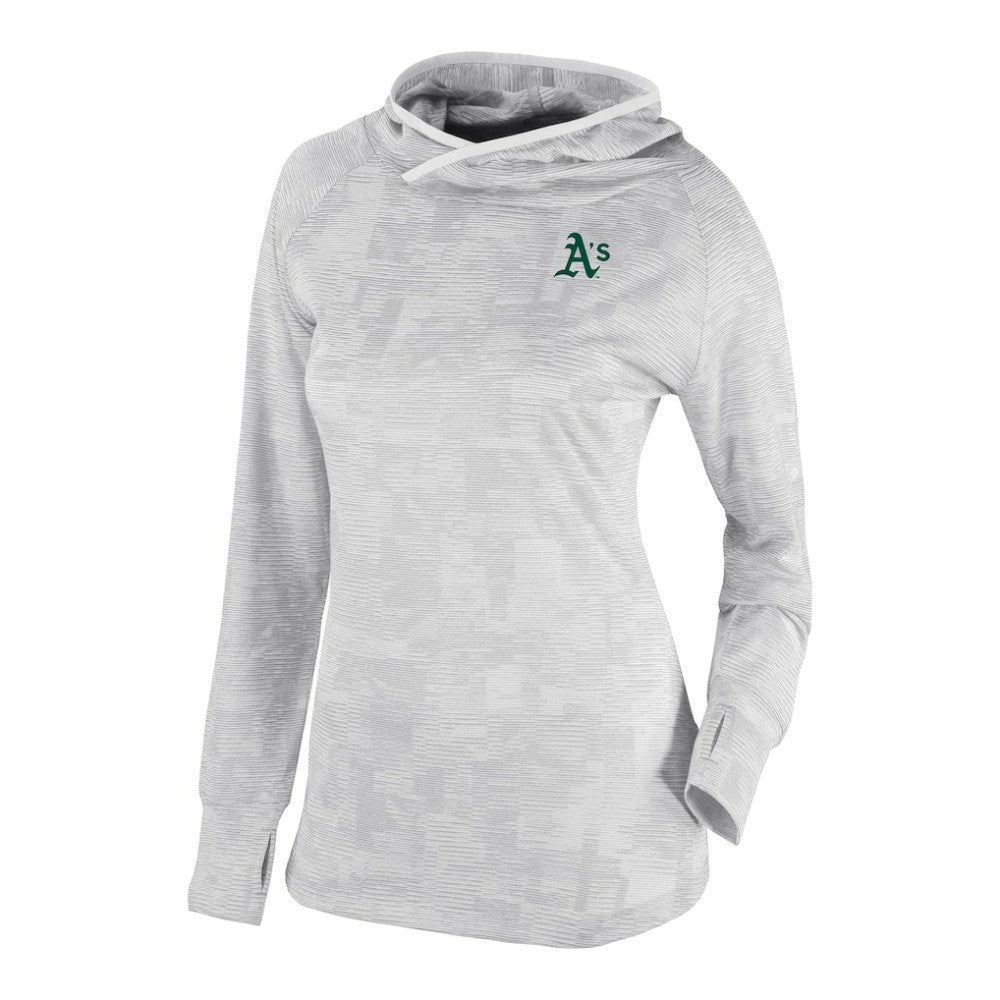Athletics Columbia Women's Omni-Wick Sunday Ball Raglan Pullover Hoodie - MLB