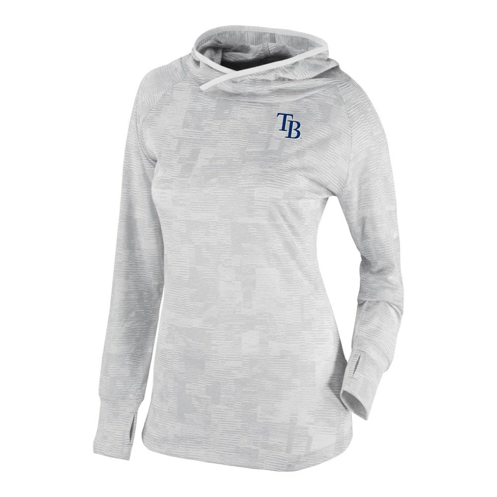Tampa Bay Rays Columbia Women's Omni-Wick Sunday Ball Raglan Pullover Hoodie - MLB