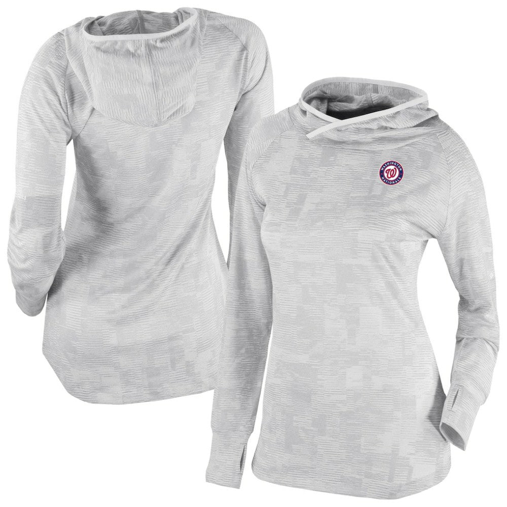 Washington Nationals Columbia Women's Omni-Wick Sunday Ball Raglan Pullover Hoodie - MLB