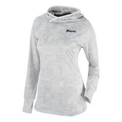 Miami Marlins Columbia Women's Omni-Wick Sunday Ball Raglan Pullover Hoodie - MLB